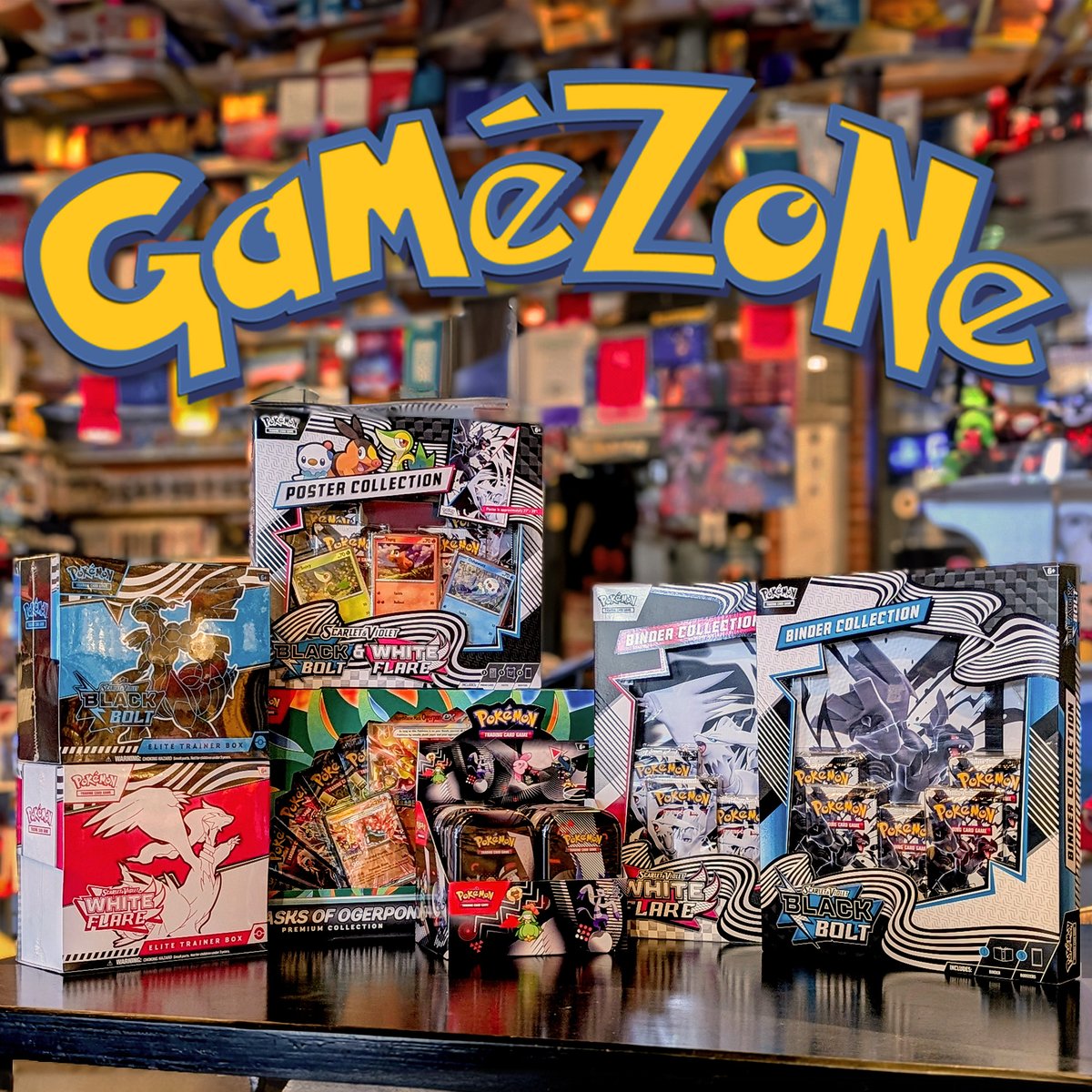 THIS JUST IN - NEW ITEMS AND RESTOCKS!

#Pokemon #PokemonTCG #ScarletAndViolet #BlackBolt #WhiteFlare #PokemonCards #EliteTrainerBox #PokemonBinder #PokemonPosterCollection #MasksOfOgerpon #PokemonCollectors #TheGameZone #HillsdaleNJ