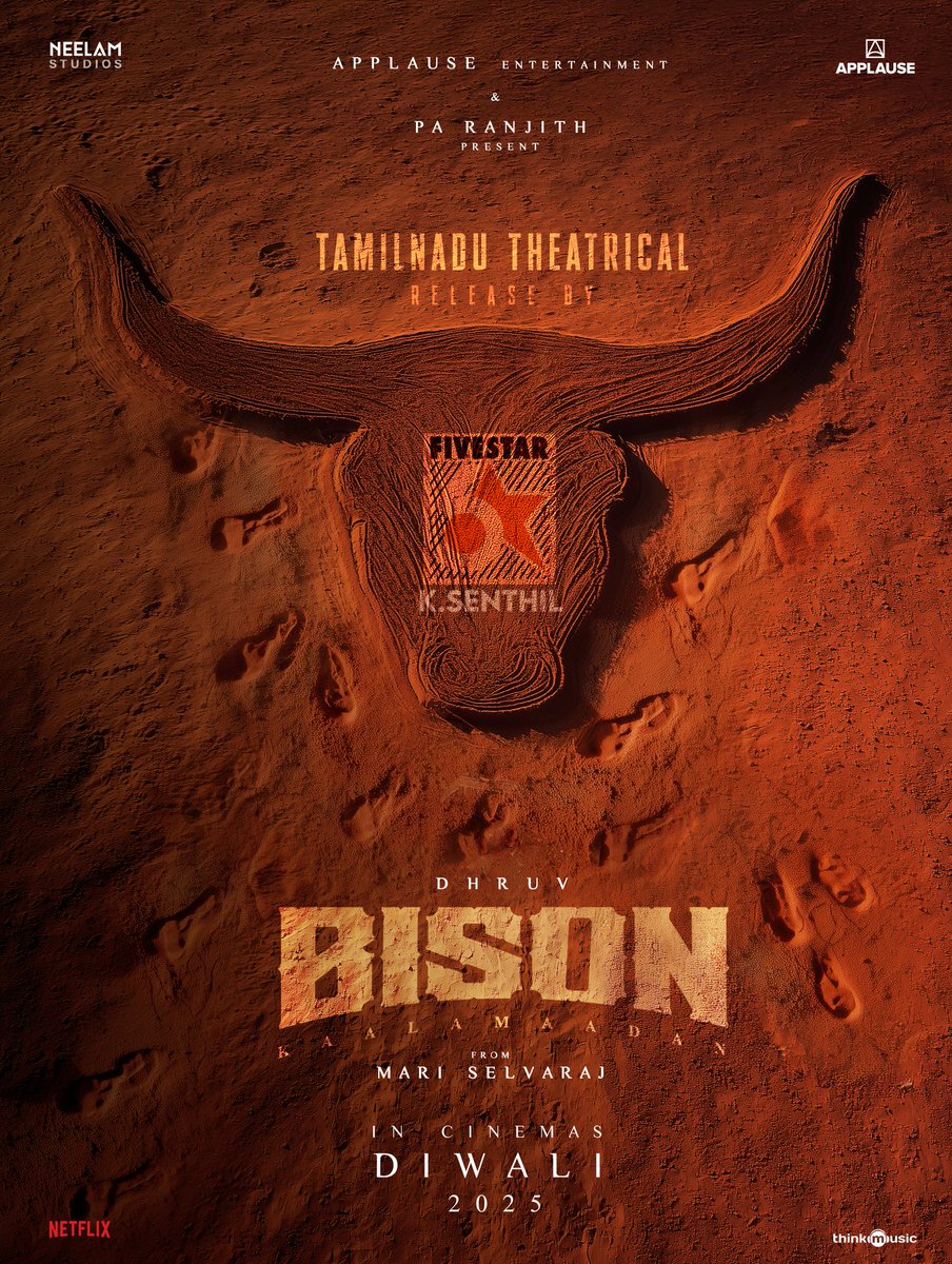 Panthees (@msdpanthees) on Twitter photo Tamilnadu Theatrical Release by <a href="/5starsenthilk/">Fivestar Senthil</a> 😍💥
#DhruvVikram
#BisonKaalamaadanFromDiwali
#BisonKaalamaadanOnOct17 🎆 Tamilnadu Theatrical Release by <a href="/5starsenthilk/">Fivestar Senthil</a> 😍💥
#DhruvVikram
#BisonKaalamaadanFromDiwali
#BisonKaalamaadanOnOct17 🎆