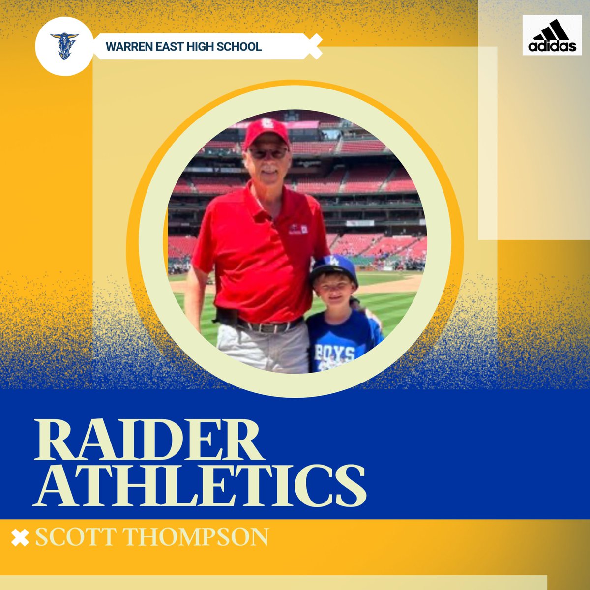 Warren East MS/ HS Athletics (@wems_wehsad) on Twitter photo Recently our PAA A. Wagoner retired. We appreciate the hours he gave to WEHS. We are happy to say that Scott Thompson will be taking over when WKU/ESPN+ duties don't conflict. We are happy to have his experience to enhance our events for our athletes/fans.
<a href="/WCPSAthletics_/">WCPS Athletics</a> Recently our PAA A. Wagoner retired. We appreciate the hours he gave to WEHS. We are happy to say that Scott Thompson will be taking over when WKU/ESPN+ duties don't conflict. We are happy to have his experience to enhance our events for our athletes/fans.
<a href="/WCPSAthletics_/">WCPS Athletics</a>