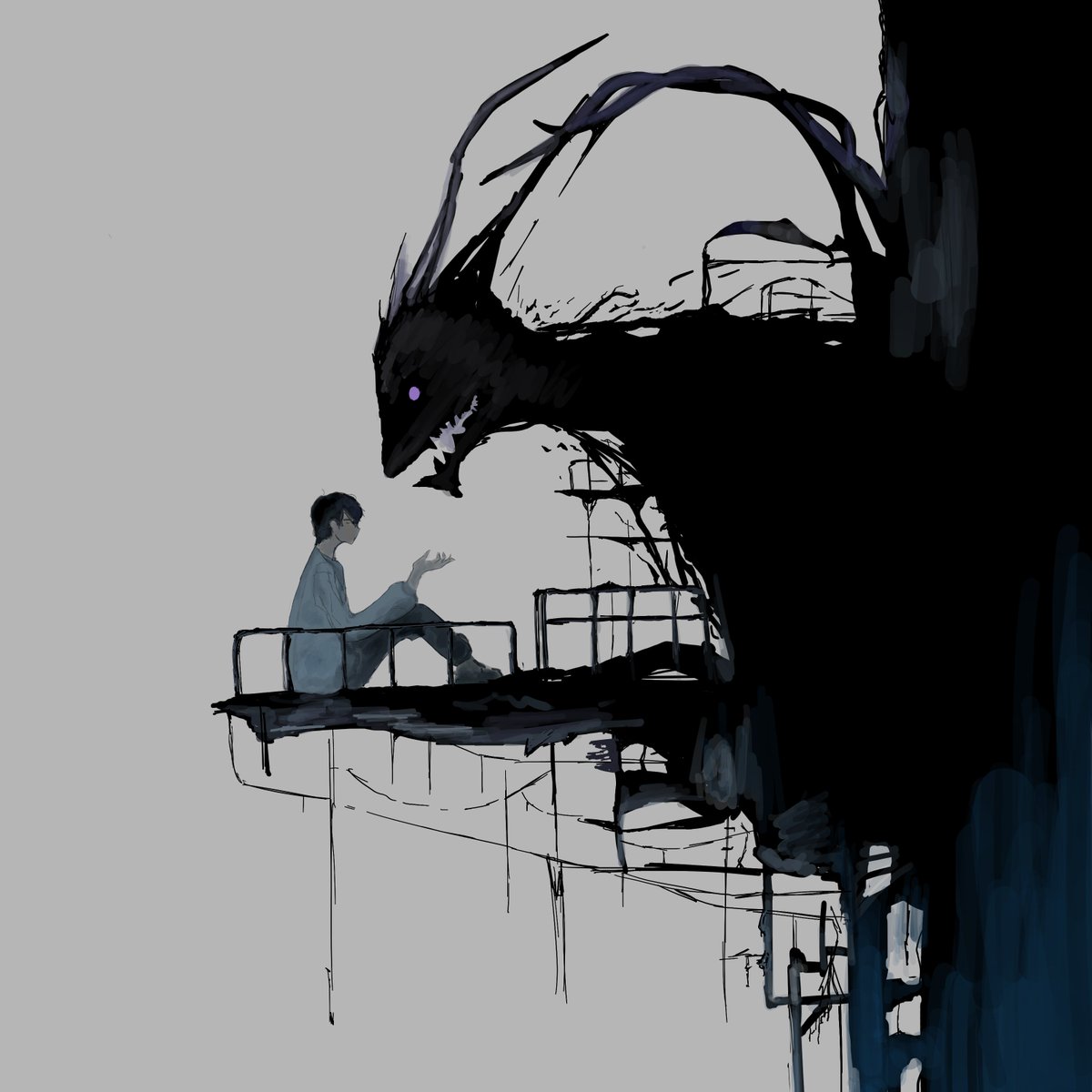 talking with my own demons rn #tannal