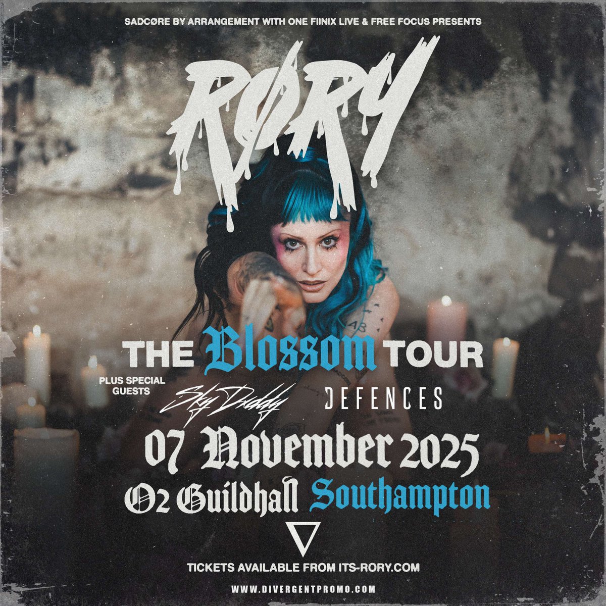 Support just added! Fresh off the back of her third sold-out UK tour, alternative artist RORY is set to hit the road again, including a stop here on Fri 7 Nov.

With special guests Sky Dxddy &amp; Defences

Grab those remaining tickets 👉 ln-venues.com/QwwX50WrOwq