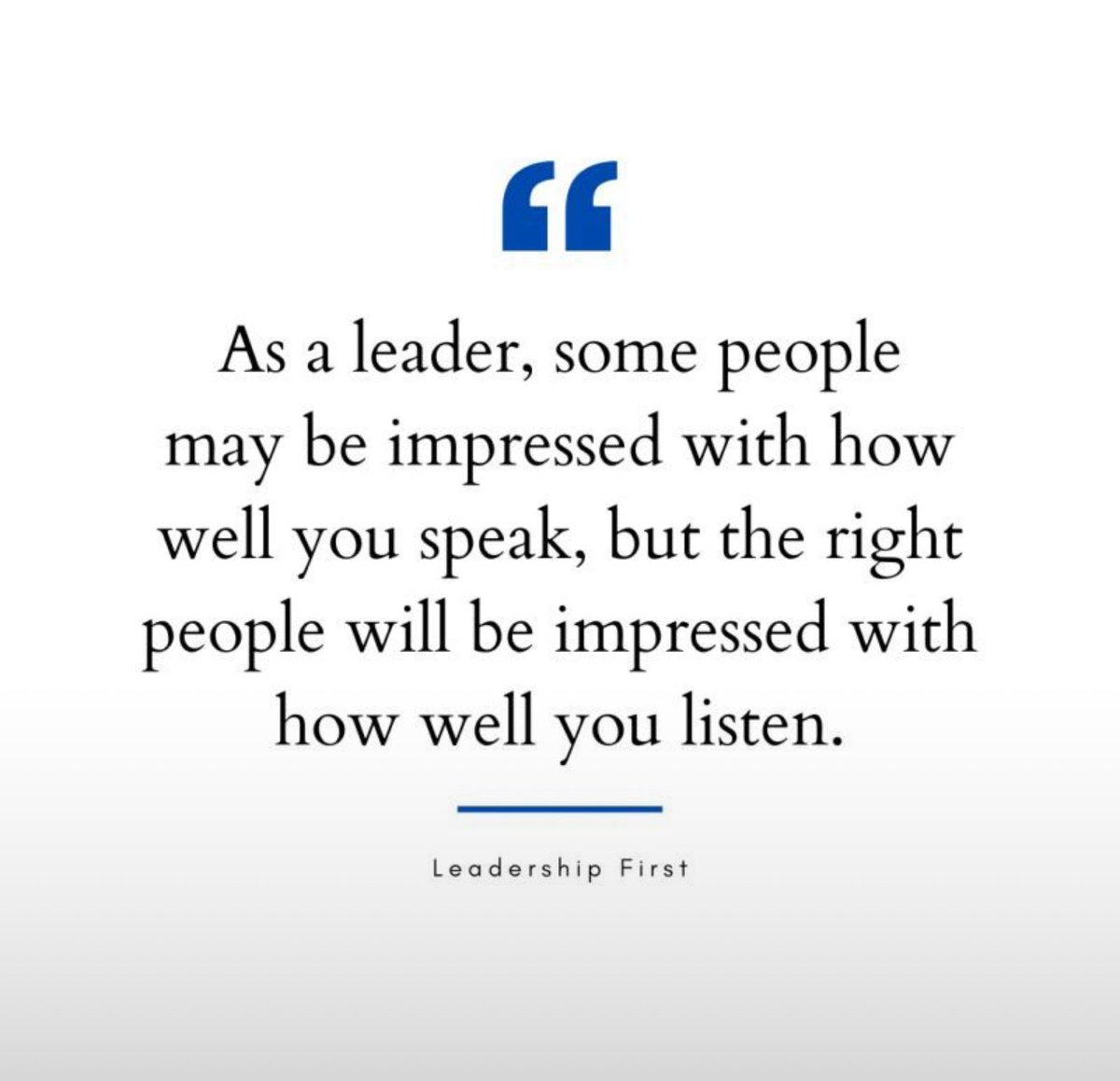MativoMJohn's tweet image. ‘Leadership should not be perceived as an opportunity to amplify one’s voice or to dominate conversations with verbose rhetoric. Insightful leaders understand that relinquishing control of the conversation often yields greater insights &amp;amp; creates collaboration.’
#LeadershipFirst