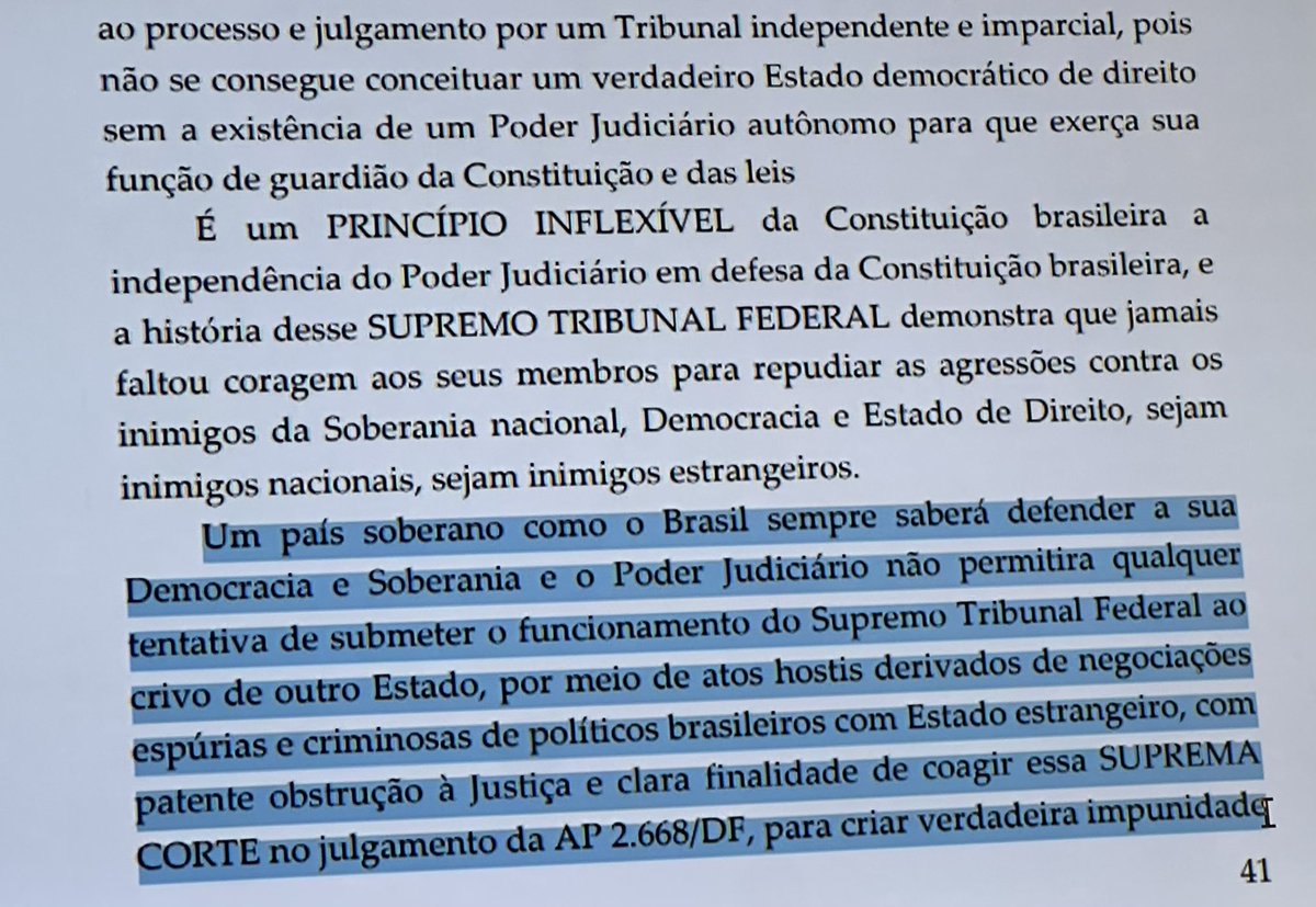 fabiofelixdf's tweet image. ‼️Trecho da decisão do ministro Alexandre de Moraes deixa clara a conspiração de Bolsonaro, traidor do Brasil! “Um país soberano como o Brasil sempre saberá defender a sua Democracia”, reforça o ministro.
