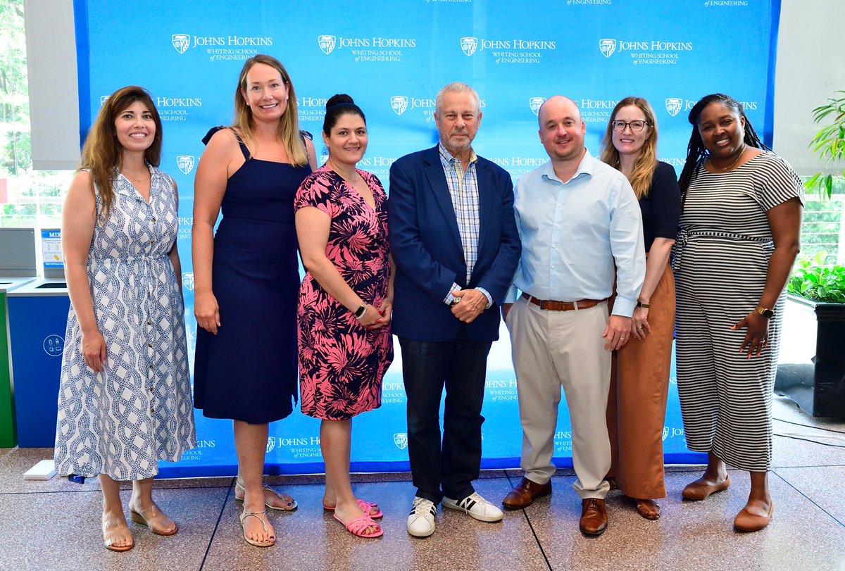 JHUCompSci's tweet image. Congratulations to our PhD academic program coordinator Kim Franklin on winning a @HopkinsEngineer Staff Excellence Award! This is a well-deserved recognition of her invaluable contributions to the dept. & the enthusiasm, leadership, & unwavering support she provides to our PhDs!