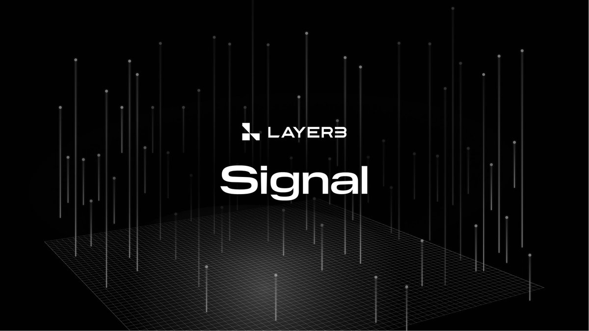 Introducing Layer3 Signal: the onchain relevance index.

Most attention metrics in crypto are built on social noise.

Signal is different. It shows where real attention, usage, and participation are shifting onchain.
