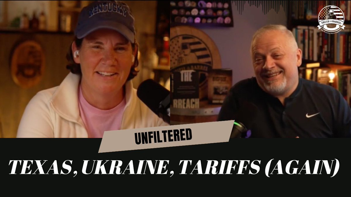 TIB_Pod's tweet image. This week's #Unfiltered is out! @AmyMcGrathKY and @Denver4Va cover everything from Trump’s fabled tariff bumps to Russia/Ukraine and the entirely preventable disaster in Texas. Stick around for our whiskey minute at the end!
youtu.be/bor8uOxdcb8