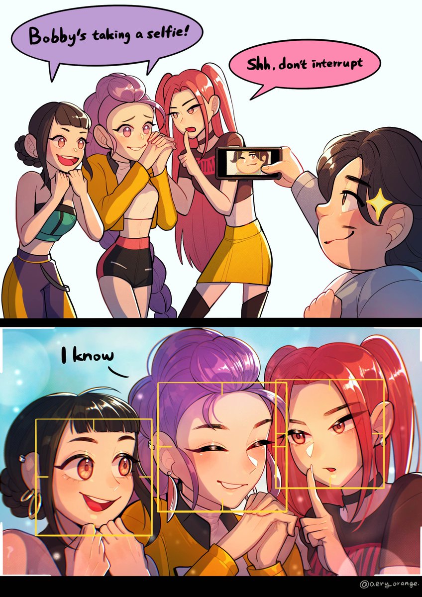 aery_orange's tweet image. Truns out, it was for them 🥰
#kpopdemonhunters #huntrix
