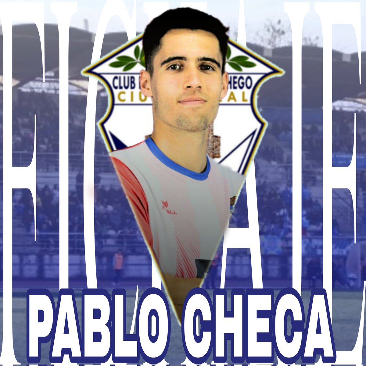 ✍️🔥NIEVO FICHAJE 💙🤍 

PABLO CHECA

Desde el Poli Almería llega el octavo fichaje para el Manchego.

BIENVENIDO PABLO 💙🤍