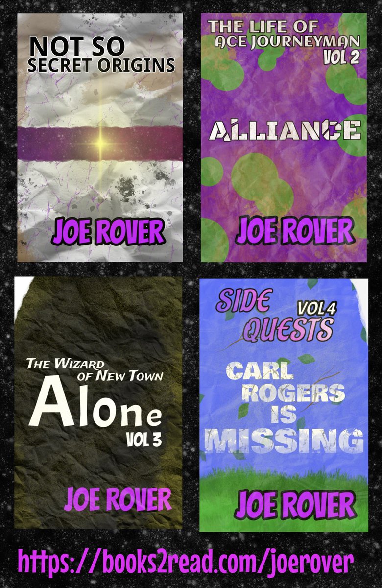 joeroverbooks's tweet image. 🔊 Attention all readers! 🔊
To celebrate the release of the paperback versions of NOT SO SECRET ORIGINS, ALONE, and ALLIANCE and the audiobook versions (digital narration) of NOT SO SECRET ORIGINS and CARL ROGERS IS MISSING their ebook versions will be on sale for $0.99 from…