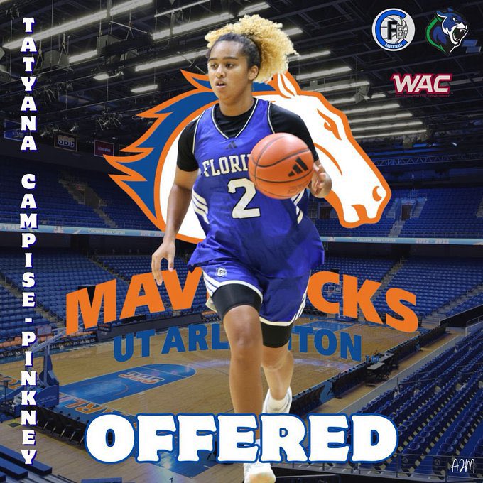 Tatyana Campise-Pinkney (@tatyballer_2) on Twitter photo After an amazing conversation with Coach Chapman I’m blessed to receive an offer from <a href="/UTAMavsWBB/">UTA Lady Mavs</a> After an amazing conversation with Coach Chapman I’m blessed to receive an offer from <a href="/UTAMavsWBB/">UTA Lady Mavs</a>