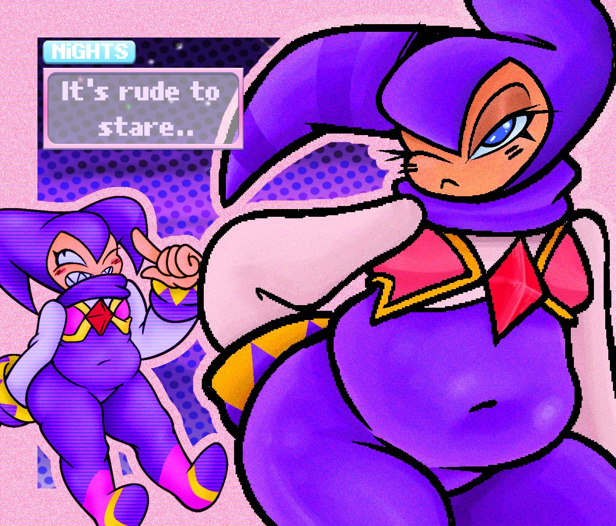 jazzwangg's tweet photo. Chubby NiGHTS.. #NiGHTSintoDreams https://t.co/OPqNjz8VKF