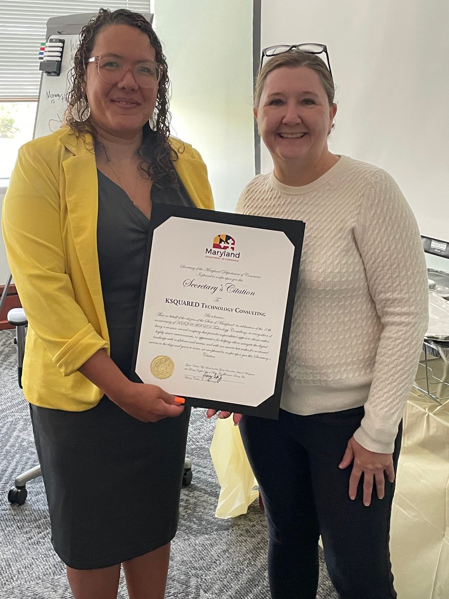 MDBiz's tweet image. Congratulations to KSQUARED Technology Consulting! The tech and cyber company just celebrated its tenth anniversary!
Cheers to a decade of exceptional service 🎉