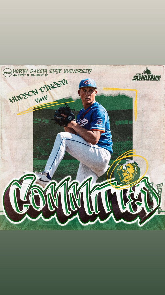 HudsonDinger's tweet image. I had the incredible opportunity to visit NDSU’s campus and connect with the coaching staff on Monday. After thoughtful consideration, I’m excited to announce that I’ll be staying home and continuing my journey as a Bison!