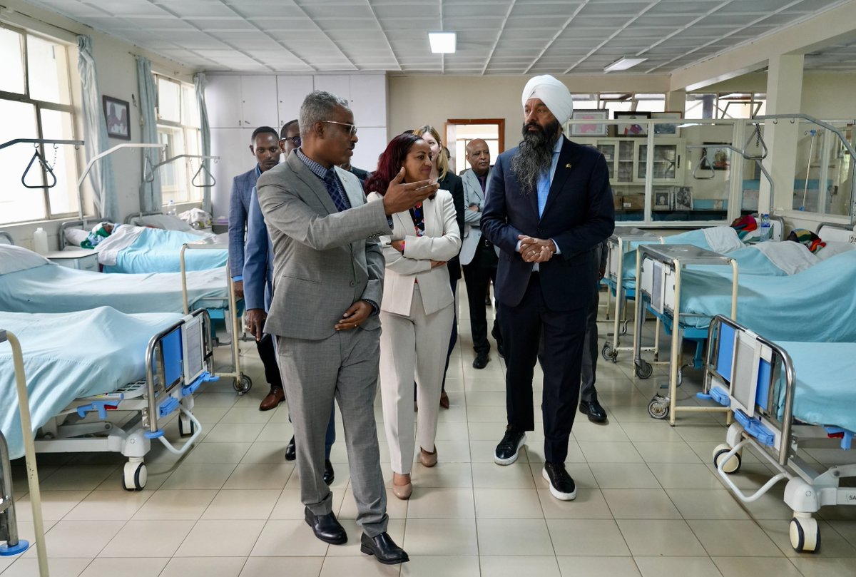 UNFPAEthiopia's tweet image. Today, 🇨🇦’s Sec. of State, Hon. Randeep Sarai & Dr. @MekdesDaba, Minister of Health, visited @HamlinFistula with @UNFPAEthiopia Rep., @KkouameKoffi.
Together, they reaffirmed their commitment to end obstetric fistula and restore dignity for every woman in 🇪🇹.
#EndFistula #SRHR
