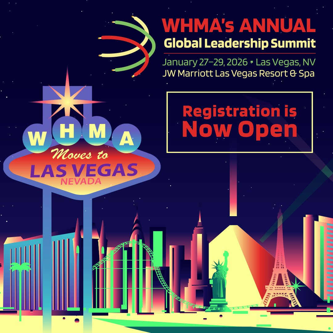 Registration is NOW OPEN! 🎉

WHMA’s Annual Global Leadership Summit is headed to Las Vegas!
📍 January 27–29, 2026
📍 JW Marriott Las Vegas Resort &amp; Spa

🔗 Don’t miss out—secure your spot today!
Learn more and register: hubs.li/Q03xQGsx0