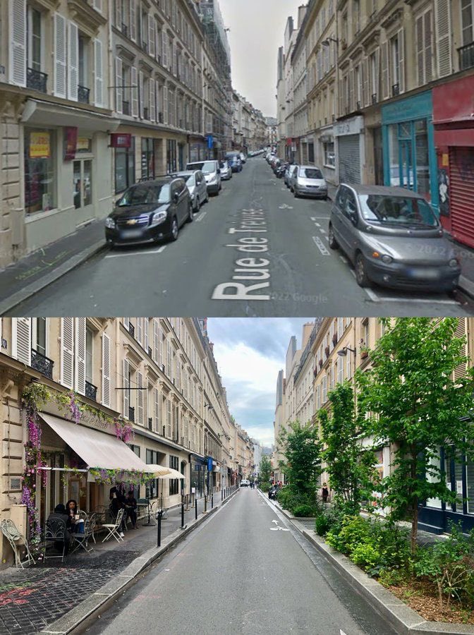 cityaestheticss's tweet image. Less parking means more space for trees and people