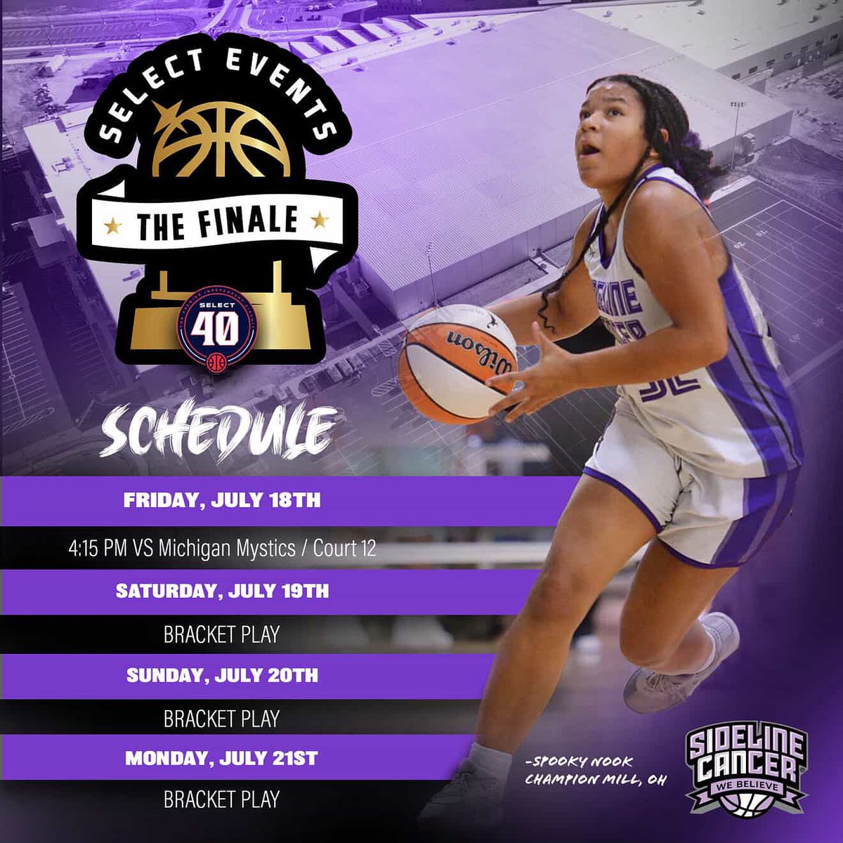 Na'Kera Melbourne (@nakeramelbourne) on Twitter photo See you today, at 4:15PM on Court 12 to kick off our last tournament of the season at <a href="/SelectEventsBB/">Select Events Basketball</a>!
Graphic: @levato__20
📸: <a href="/JAaronPhoto/">J Aaron Photography</a>
<a href="/sideline_cancer/">Sideline Cancer</a> <a href="/JrAllStarBB/">Jr. All-Star Girls Basketball</a> <a href="/JrAllStarPA/">Pennsylvania Jr. All-Star GBB</a> <a href="/JrAllStarOH/">Ohio Jr. All-Star GBB</a> <a href="/PassThaBall/">PassThaBall.com</a> <a href="/KPannell71/">“KP”</a> <a href="/GthingBBall/">gthingbasketball</a> <a href="/CPABruinsAAU/">CPABruinsAAU</a> <a href="/ProspectShowcse/">Prospect_ShowcaseWBB</a> See you today, at 4:15PM on Court 12 to kick off our last tournament of the season at <a href="/SelectEventsBB/">Select Events Basketball</a>!
Graphic: @levato__20
📸: <a href="/JAaronPhoto/">J Aaron Photography</a>
<a href="/sideline_cancer/">Sideline Cancer</a> <a href="/JrAllStarBB/">Jr. All-Star Girls Basketball</a> <a href="/JrAllStarPA/">Pennsylvania Jr. All-Star GBB</a> <a href="/JrAllStarOH/">Ohio Jr. All-Star GBB</a> <a href="/PassThaBall/">PassThaBall.com</a> <a href="/KPannell71/">“KP”</a> <a href="/GthingBBall/">gthingbasketball</a> <a href="/CPABruinsAAU/">CPABruinsAAU</a> <a href="/ProspectShowcse/">Prospect_ShowcaseWBB</a>