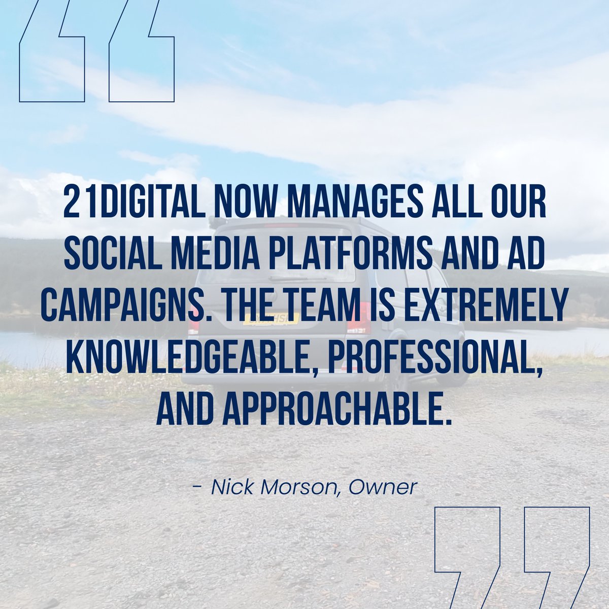 Big wins for Campervandom! 🚐 

From PPC to a full-site revamp, we’ve helped drive demand, boost conversions, and fill their calendar 3–4 months in advance. Now with a second branch in Scotland, this family-run brand is flying 🙌

#DigitalMarketing #PPC #Vanlife #21Digital