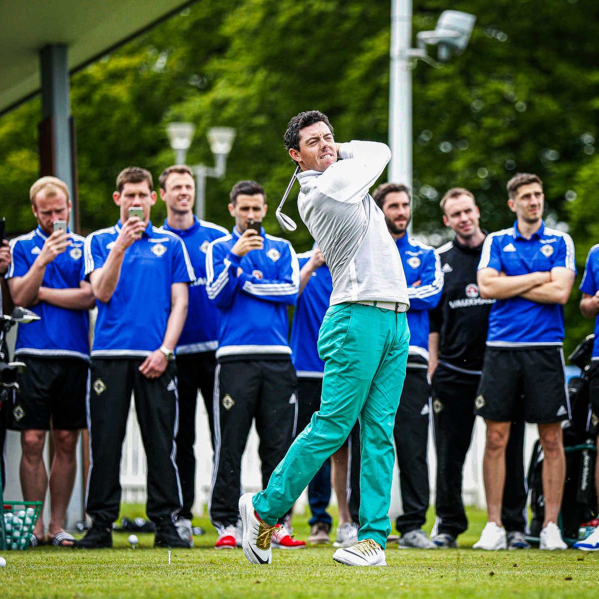NorthernIreland's tweet image. ⛳️ With @TheOpen being played on home turf, we’ve got a question for you..

Which four Northern Ireland footballers would make up your dream golfing four-ball? 👀🏌️‍♂️

Here&apos;s some inspiration 👇 #GAWA