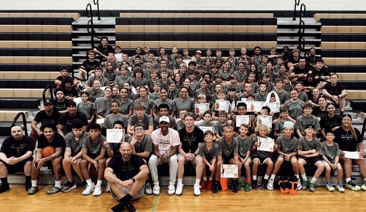 Spent the last 4 days being a camp coach for the rising 6th-7th grade division at our local high school <a href="/KettleRunNews/">Kettle Run HS</a> basketball camp!. It was my first year with the whistle and I’ll say cheering, coaching and building up this young group of aspiring athletes was a memory I