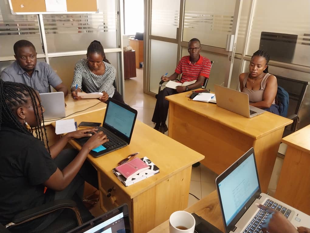 JusticessP's tweet image. Today @JusticessP programs staff convene in preparation of the second annual convention on the state of policing in Uganda
