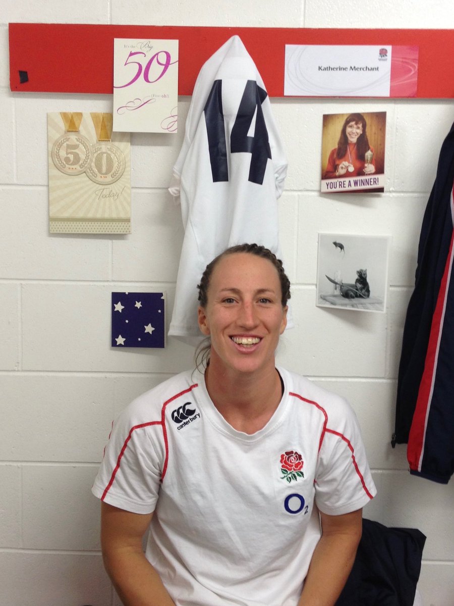 KatMerchant14's tweet image. When I was 14 I wanted to get an England cap.
In 2005 aged 19 when I got my first cap I decided to have really ‘made it’ I needed to earn 50 caps.
Getting your first cap you need talent and someone to believe in you- to get 50 you need commitment, discipline and consistency.…