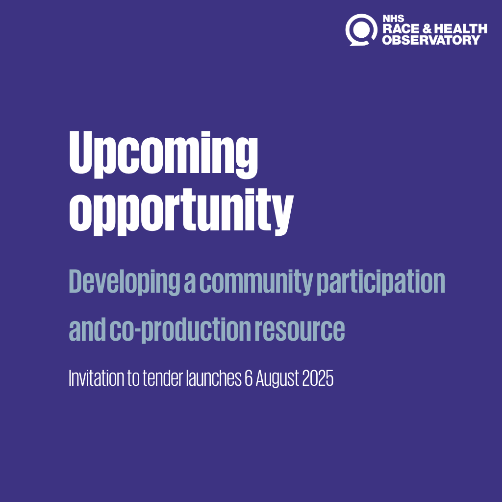 NHS_RHO's tweet image. Can you work with us to embed community participation and co-production across the health system?
Ahead of the Invitation to Tender launching on 6 August, we have outlined details of this upcoming opportunity, with funding of up to £150,000 available: nhsrho.org/news/upcoming-…