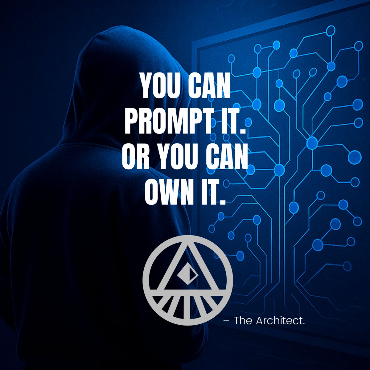 “You can prompt it.
Or you can own it.”
— The Architect

#AURK #AIagents #TheArchitect #OwnYourAI