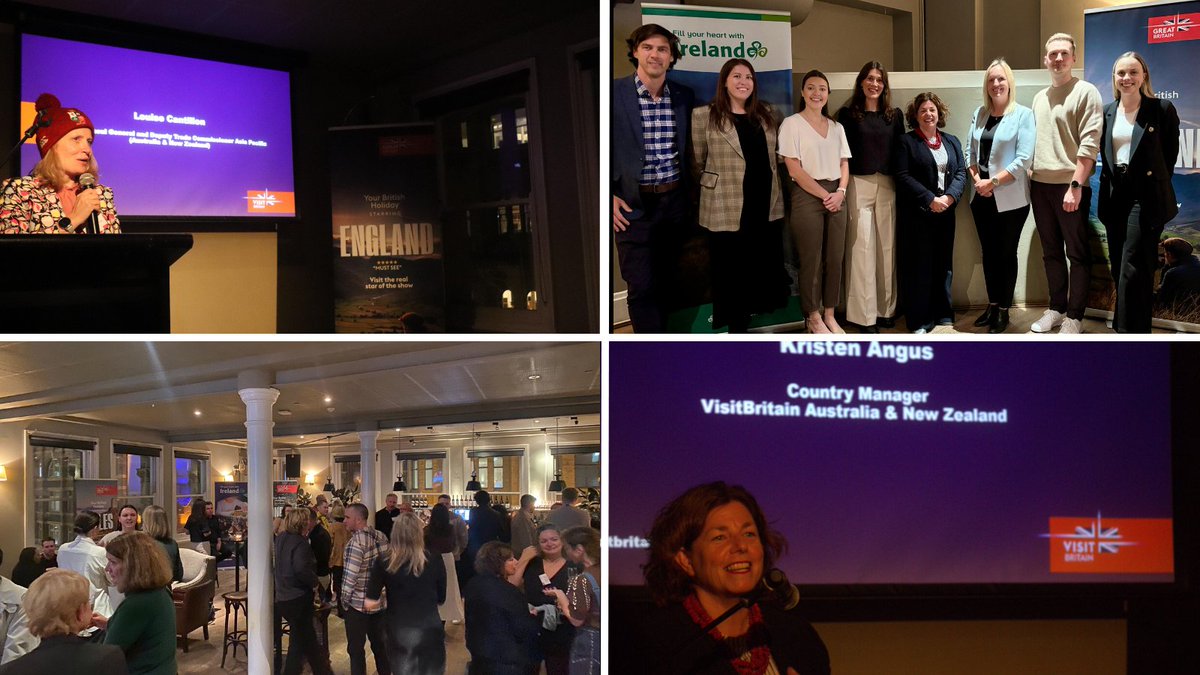 VisitBritainBiz's tweet image. Britain's sport offer is a proven tourism draw, with sport-loving inbound visitors staying longer and spending more than average. We joined forces with @TourismIreland, inviting travel trade partners to hear the latest tourism updates and cheer on The British & Irish Lions!