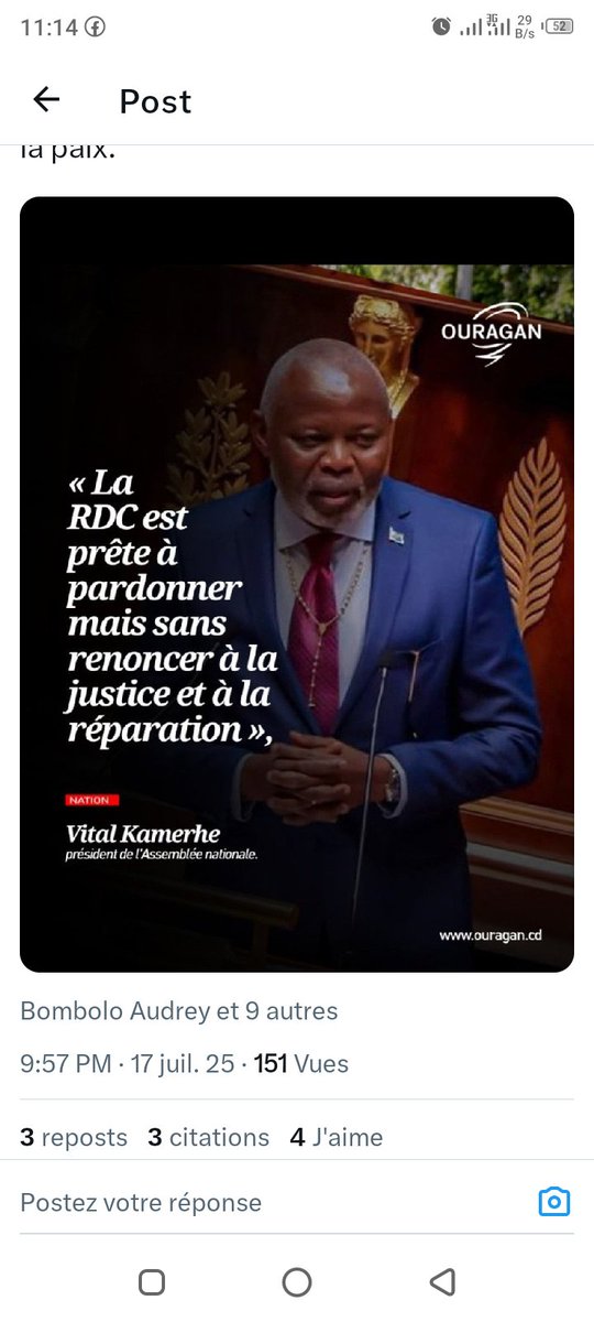 FUMUMBA Isaac (@isaacf01) on Twitter photo Le géant de la politique congolaise. Le spécimen rarissime. Le pacificateur jusqu'au bout Vital KAMERHE. <a href="/VitalKamerhe1/">Vital Kamerhe</a> <a href="/GaborienM/">Gaborian Mboma kumeza</a> <a href="/BillyKambale1/">Billy Kambale</a> <a href="/Bibishe6/">Bibishe Pascaline N</a> <a href="/DeniseNyakeru/">Denise NYAKERU TSHISEKEDI</a> Le géant de la politique congolaise. Le spécimen rarissime. Le pacificateur jusqu'au bout Vital KAMERHE. <a href="/VitalKamerhe1/">Vital Kamerhe</a> <a href="/GaborienM/">Gaborian Mboma kumeza</a> <a href="/BillyKambale1/">Billy Kambale</a> <a href="/Bibishe6/">Bibishe Pascaline N</a> <a href="/DeniseNyakeru/">Denise NYAKERU TSHISEKEDI</a>