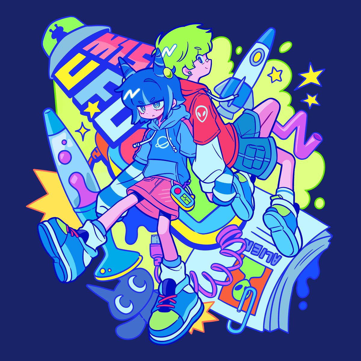 NDEW_ST4RT's tweet image. M1SS U FO✨🚀
미슈에포