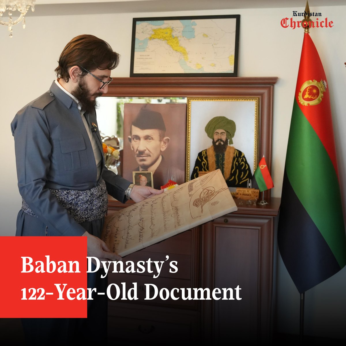 KrdChronicle's tweet image. Preserved through generations, this document is a living testimony of a prestigious past, a story stitched into the fabric of Kurdistan’s heritage.
Read more: kurdistanchronicle.com/babat/3978