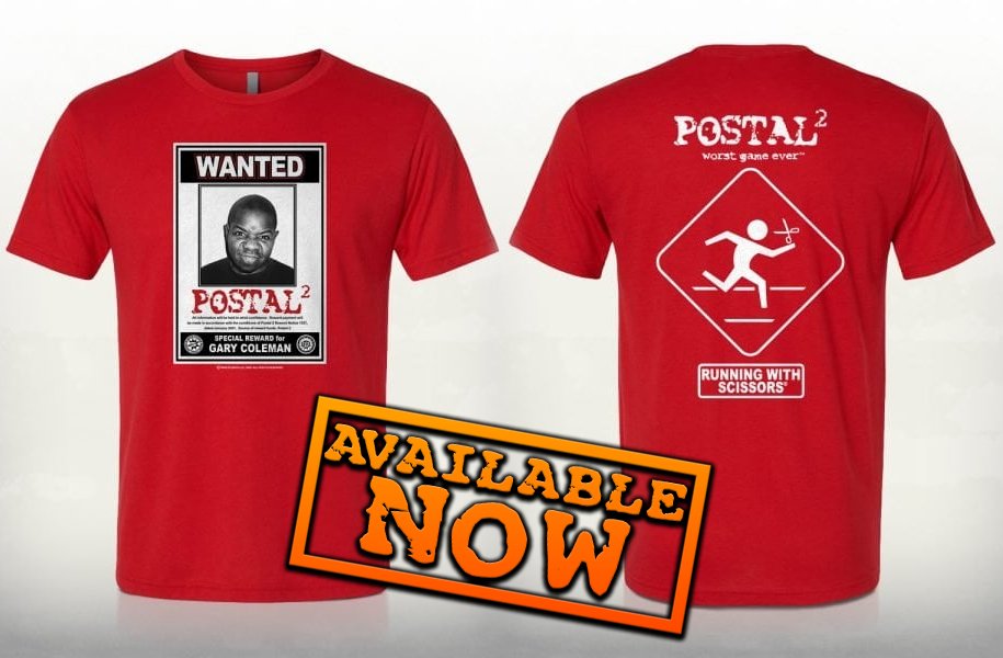 RWSstudios's tweet image. It's about time that the GOAT got his own shirt and he's WANTED for stealing our hearts.
Go grab it!
runningwithscissors.com/product/postal…