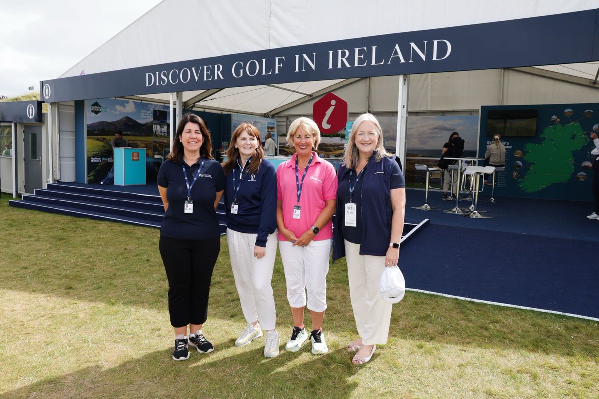 Economy_NI's tweet image. This morning at the 153rd @TheOpen, @Economy_NI Minister @CArchibald_SF hosted a @TourismNI breakfast for potential investors, golf, business and tourism stakeholders and overseas media.
Speaking at the event the Minister said: “Hosting major events such as The Open means we…