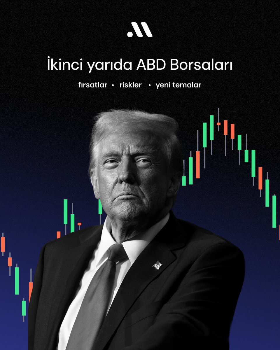 Yeni dönem, eski dinamikler.

2025’in ilk yarısında Trump’ın politikaları, volatilite ve tematik fiyatlamalarla dalgalı seyreden Wall Street’te ikinci yarı nasıl geçecek?

Yeni raporumuzda fırsat alanlarını ve riskleri değerlendirdik.

→ getmidas.com/ikinci-yarida-…