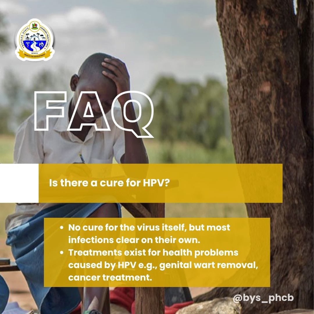 bysphcb's tweet image. Knowledge is power, and prevention starts with awareness. 
Stay informed, stay protected.

 #bysphcb #bayelsastatehealthmatters 
#healthgistbybysphcb #bayelsastateprimaryhealthcareboard 
#hpvvaccineawareness #cervicalcancerawareness #hpvawareness #vaccinatetoprotect