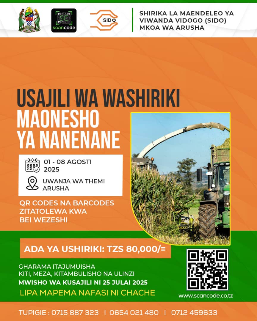 ARUSHA
Usichelewe, muda unaenda.