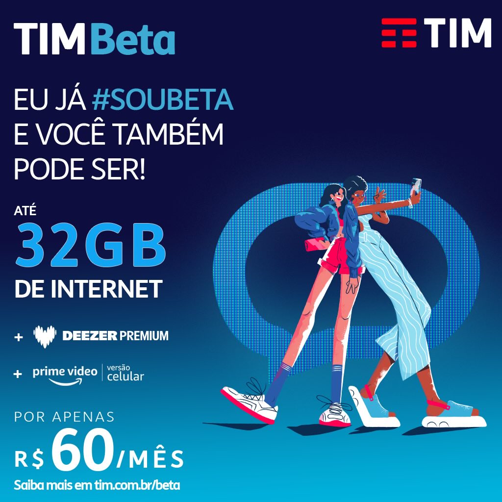 Tenho convites do Tim Beta!

#Soubeta