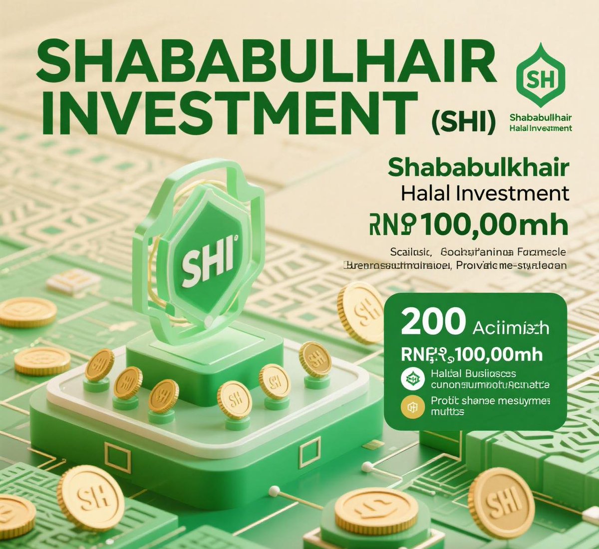 fireflygold09's tweet photo. 📢 Contribute to SHI, not just for profits—but for purpose.
Support halal businesses, empower the ummah, and earn riba-free returns.
It’s more than investing—it’s barakah-driven wealth.
#HalalImpact #ShariahFinance #MuslimInvestors
Shababulkhair Halal Investment
Project link👇👇👇 https://t.co/QuwVPfTC7f
@shababulkhair @B_mam4u
@LThi54060639