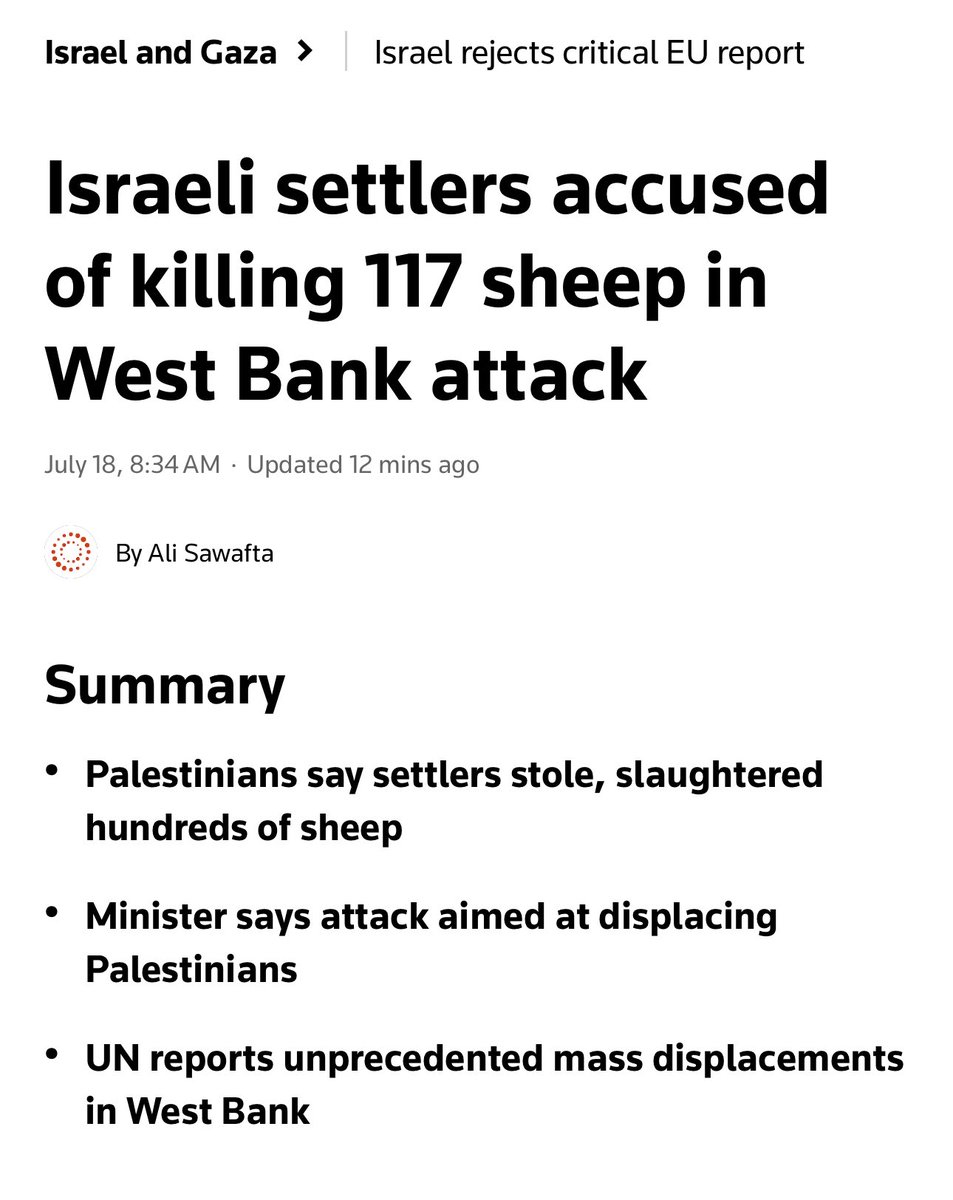 This is psychotic behavior.

Imagine going on a night killing spree stabbing over a hundred sheep. 

“Veterinarians were called in to treat a handful of sheep which had survived the knife and gun attack, some of the animals shaking uncontrollably and in apparent shock.”