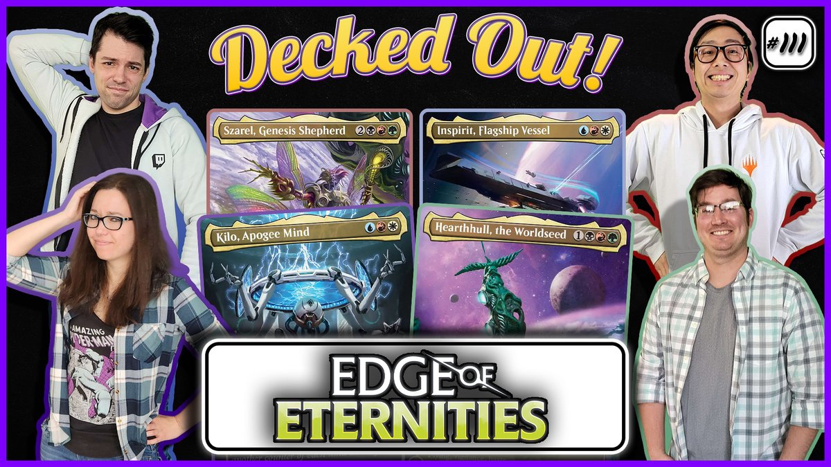 New Episode! 

It's EARLY ACCESS DAY! Join the Decked Out team as we check out the new precons from Edge of Edge of Eternities.

Special Guest: @schulzcubed 

➡️youtu.be/CtGi9GLCNvg