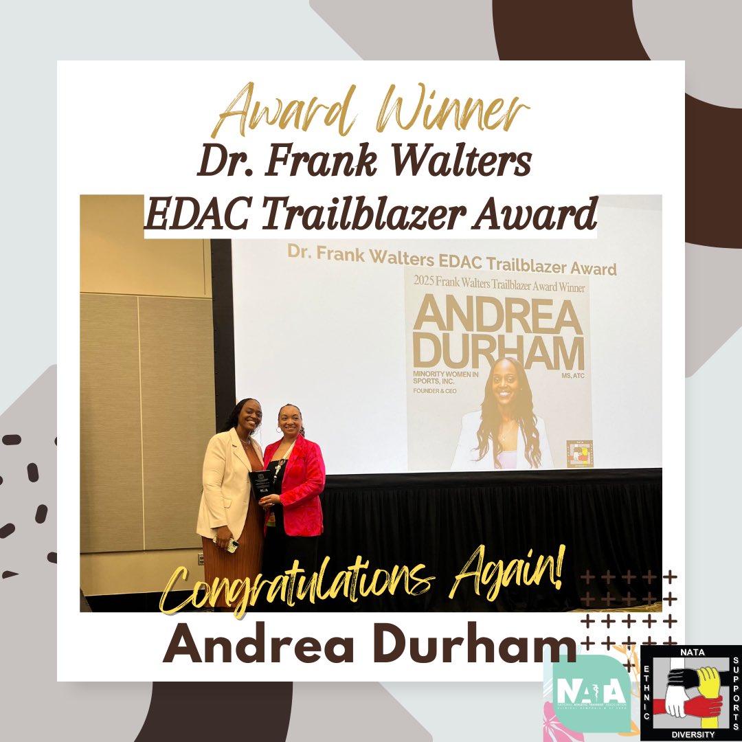 EDACNATA's tweet image. #NATA2025 was an amazing experience. Many memories were made and we plan to share those with you via our social media channels. Congratulations again to our award winners! #EDAC365 #EDAC4ALL #RepresentationMatters #DiversityMatters