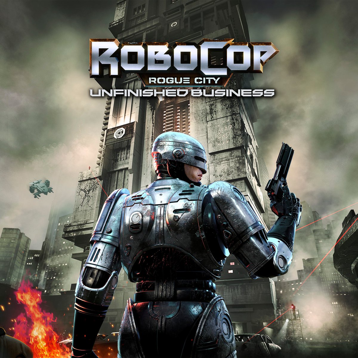 RoboCopRC's tweet image. RoboCop is back! 🤖
The OmniTower awaits! Scale the tower, beat back the mercs, and save the day in this action packed standalone, available now on @Xbox Series X|S.
Unfinished Business is the perfect follow up to RoboCop: Rogue City on Game Pass: xbox.com/games/store/ro…