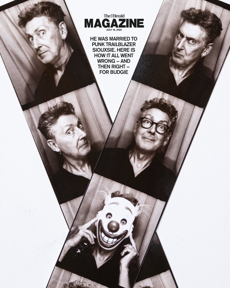 TeddyJamieson's tweet image. In tomorrow's @heraldmagazine I'm talking to Budgie about his time with Siouxsie, grief and being one of pop's lost boys. Cover images by @DuncanMcGlynn