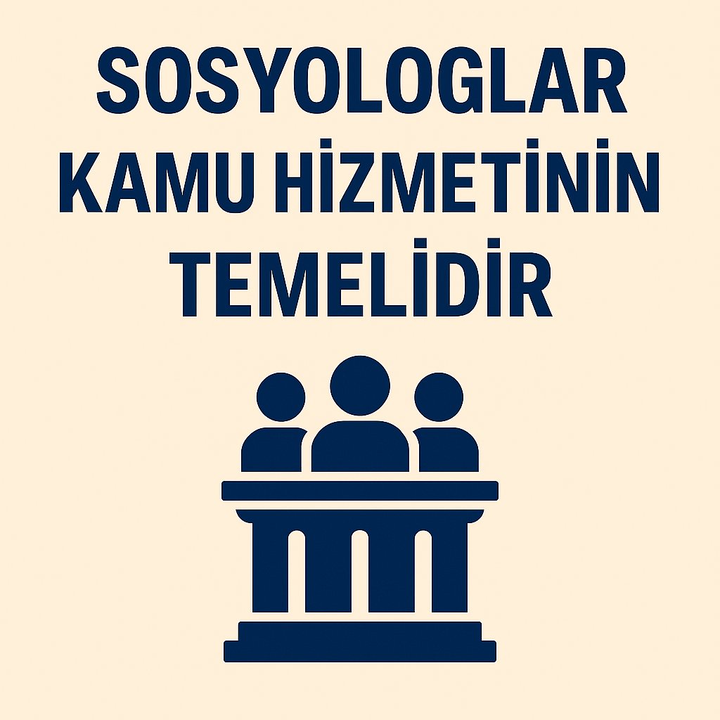 Sosyologlar da kamu hizmetinin temelidir. Kadro haklarıdır. #sosyologlar4byeeklensin