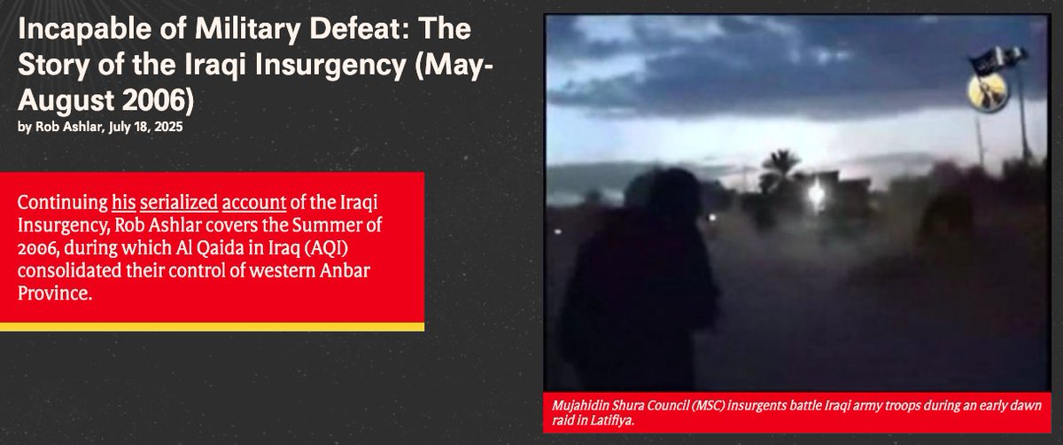 Latest Iraq piece is out. We are now in the home stretch.