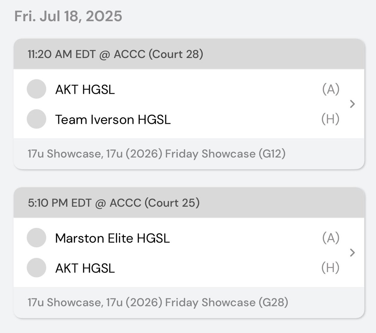 CameronIProsper's tweet image. 1-0 to start the week Here’s my Friday schedule in Atlantic City