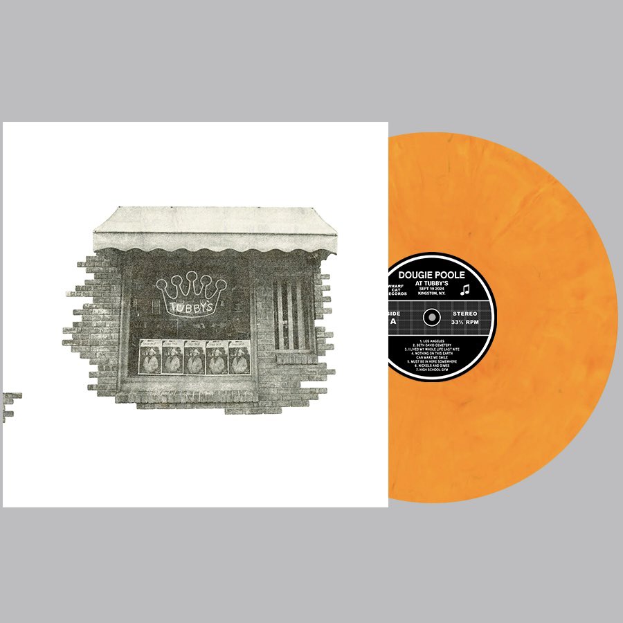 ⚪️🟠⚫️💿 <a href="/dougiepoole666/">Dougie Poole</a>'s new live EP is out today in 3 LP colors, CD &amp; digital: wharfcat.lnk.to/attubbys