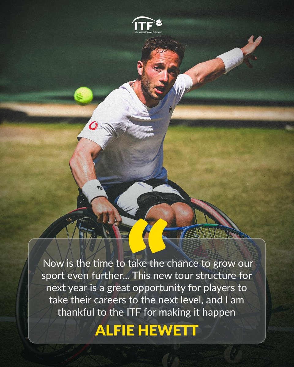 ITFTennis's tweet image. From 2026, a significant number of new UNIQLO Wheelchair Tennis Tour events will take place at ATP and WTA tournaments, creating an enhanced calendar for players with more integrated professional opportunities, higher standards at tournaments and elevated prize money.
Read more…