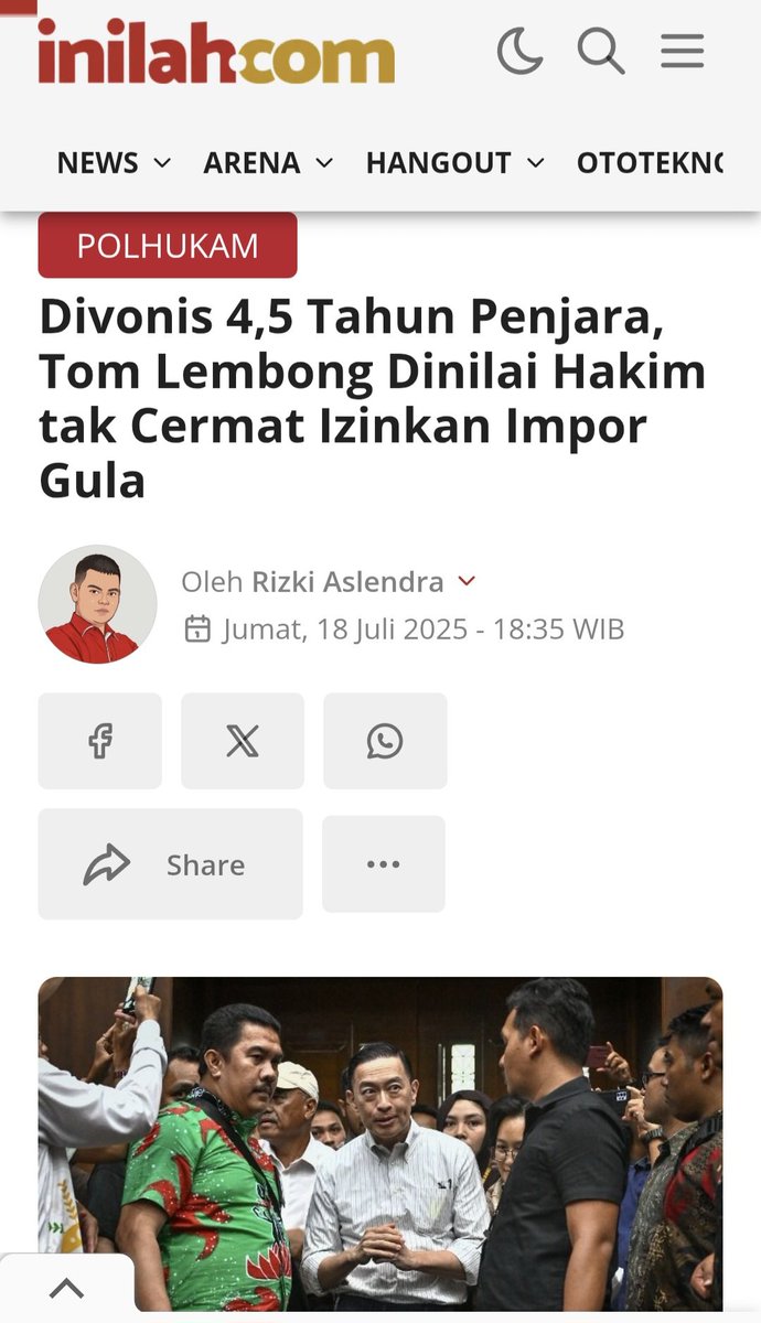 ANIES YAMAN BERUK (@penjualsate69) on Twitter photo Ini sih mainan gaya lama, kasih perusahaan yg kita jagokan menang...ntar amplopnya belakangan.
Jiaaah...tom..tom..kurang jauh main lo...kuno.
Mamam tuh 4,5 tahun...untung lu ga di vonis 20 tahun.
Halooow <a href="/aniesbaswedan/">Anies Rasyid Baswedan</a> ..temen lu jd korban gara2x modalin lo pilpres.
Ciaaan deh lo Ini sih mainan gaya lama, kasih perusahaan yg kita jagokan menang...ntar amplopnya belakangan.
Jiaaah...tom..tom..kurang jauh main lo...kuno.
Mamam tuh 4,5 tahun...untung lu ga di vonis 20 tahun.
Halooow <a href="/aniesbaswedan/">Anies Rasyid Baswedan</a> ..temen lu jd korban gara2x modalin lo pilpres.
Ciaaan deh lo